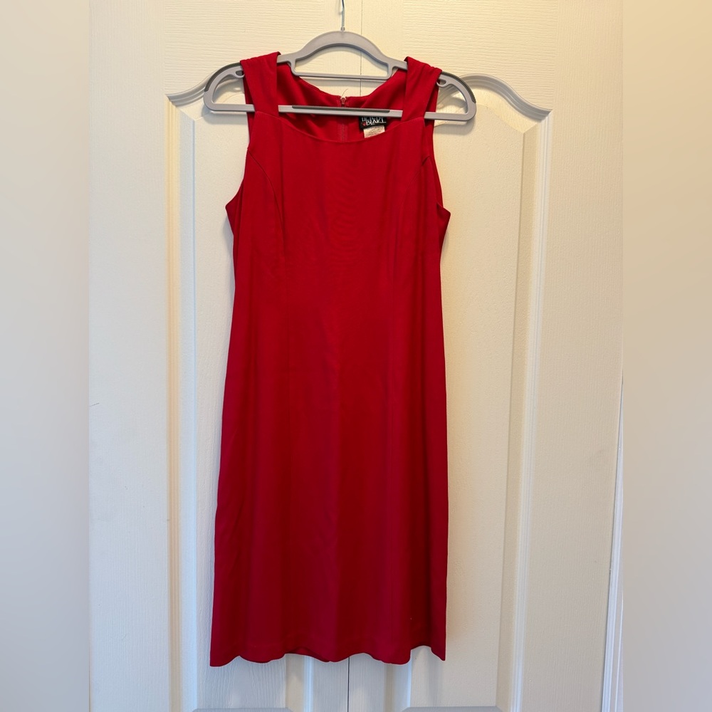 Helene Blake Red midi dress